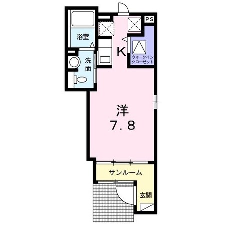カーサ グロリアIIの物件間取画像